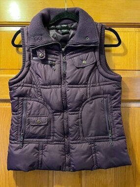 Vanity Purple Puffer Vest